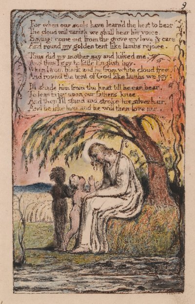 Songs of Innocence and of Experience, Plate 9 by William Blake